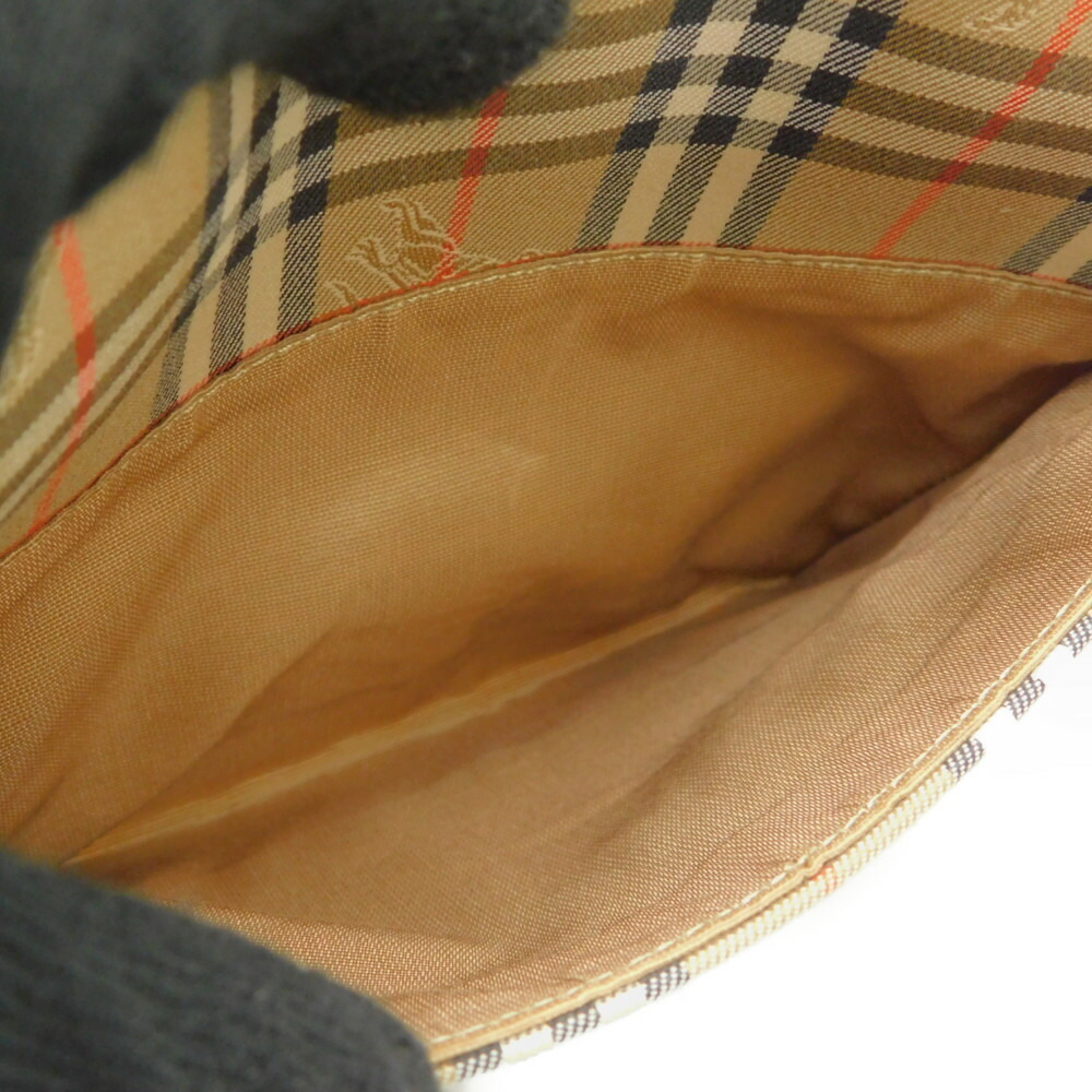 Burberry Tan Check Beige bag Handbag Nova Red elegant - Picture 7 of 7